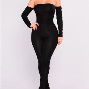 Fashion Nova - Black Jumpsuit